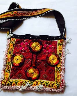 Zari Work Embroidery Bag