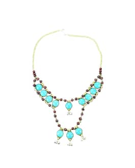 Turquoise Necklace With Bells