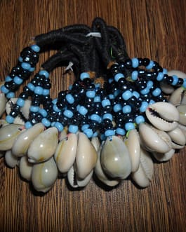 Beautiful Pearl with blue cord for dresses