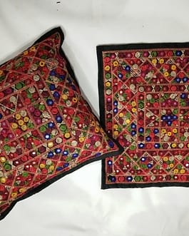 Afghani Embroidered  Cushion Cover S (Without filling)