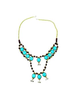 Turquoise Necklace With Bells