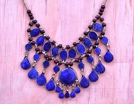 Kuchi Tribal Necklaces Lapiz Lazuli