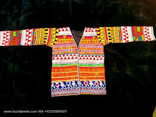 Afghani Patches Multi Color Jacket
