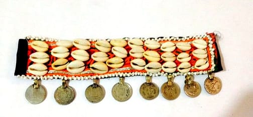 3 shell lines & Coins Cuff