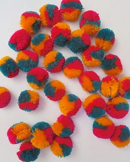 Fabric Flower Ready For Stitch (Price Per Dozen)