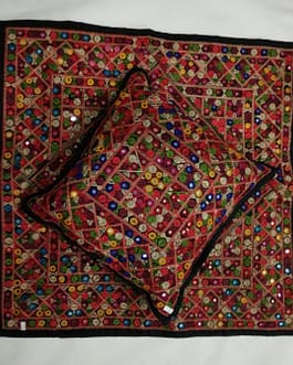 Afghani Embroidered  Cushion Cover L (Without filling)