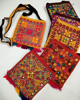 Afghan Embroidery Bag with Long Strip