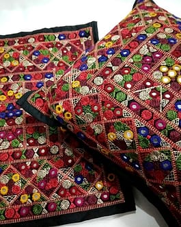 Afghani Embroidered  Cushion Cover S (Without filling)