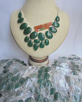 Indian Malachite Stone Necklace-IN
